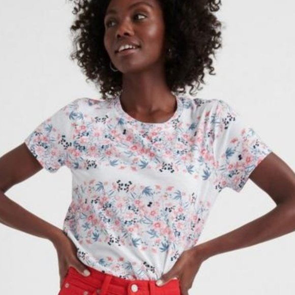 🧡 Lucky Brand Botanicals Print Tee - Picture 1 of 1